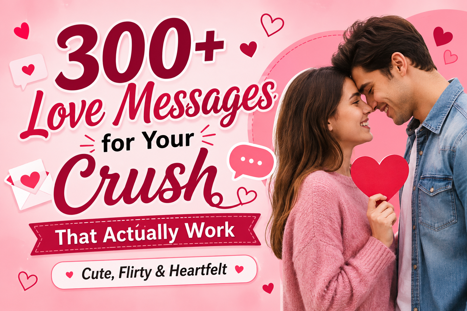 300+ Love Messages for Your Crush That Actually Work (Cute, Flirty & Heartfelt)